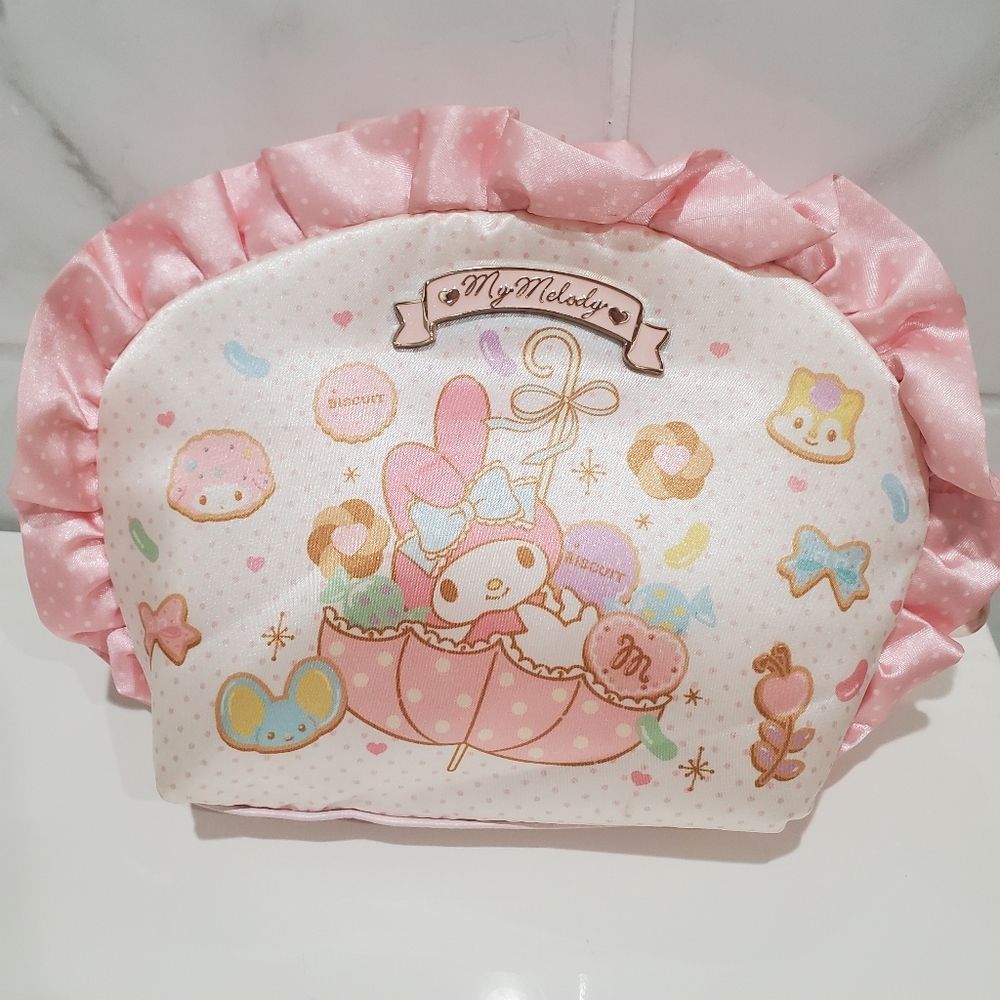 RARE 2015 Dolls Kill x Sanrio My Melody Pastel Satin Clutch Purse